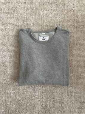 Reigning Champ Crewneck Sweater in Light Gray